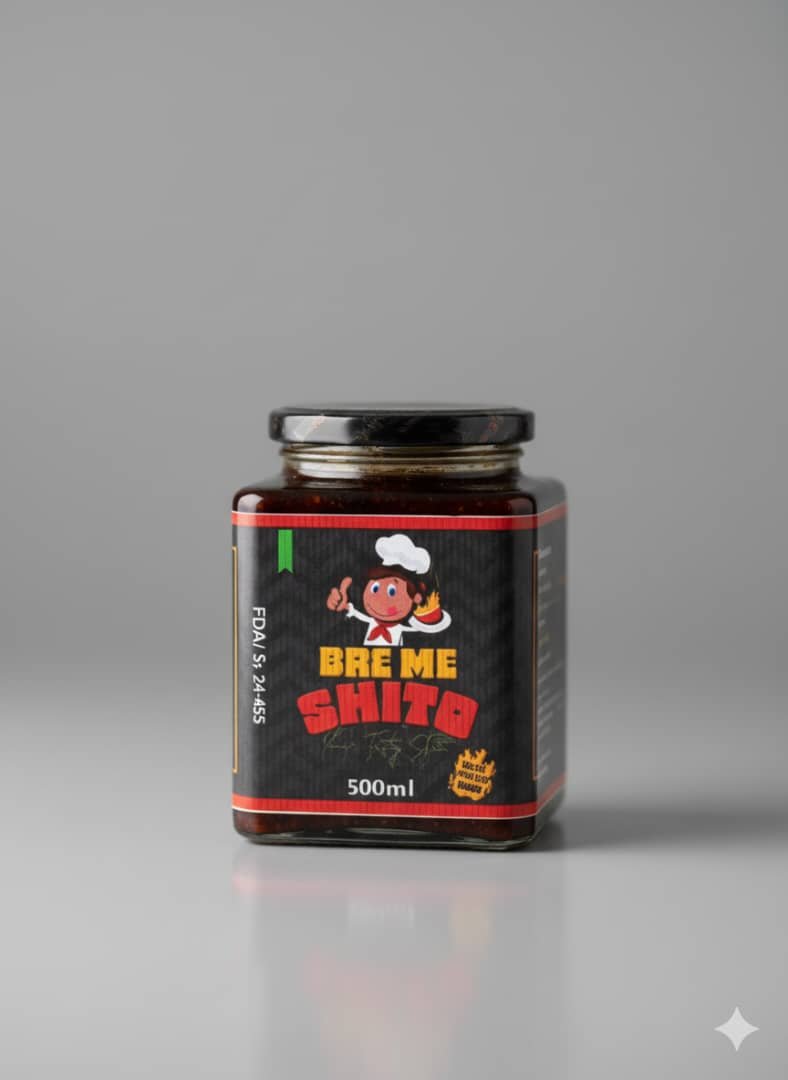 BrƐme Shito 500ml jar - Perfect for daily meals